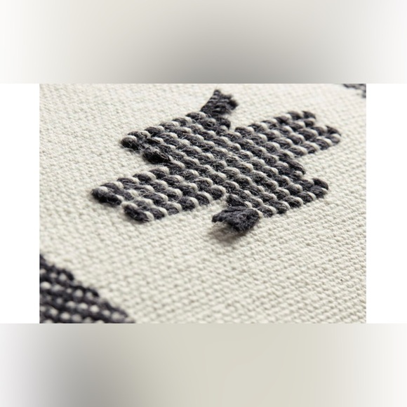 1 Black and Ivory Embroidered Cross
Lumbar Pillow (4 available) - Picture 2 of 7